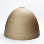 Abajur conic din sticlă groasa CONE 6-1544, Ø 385 mm, finisaj decor-maron ORION