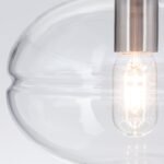 Plafoniera RICHARD, 27cm 1xE27/40W, cadru otel finisaj crom satinat IP20 ORION - imagine 5