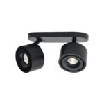 Plafoniera spot SPECTER, LED 2X11W/700lm/DTW 1700-3000K aluminiu finisaj negru-auriu, 19.4x8.4cm IP20 ORION - imagine 2
