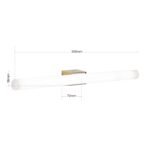 Aplica LED VISAGIST, S14d LED 8W/680lm/2700K alama alama antica, 50cm IP20 ORION - imagine 5