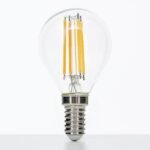 Bec LED transparent dimabil, E14, 5W, 2700K, 540Lm  lumină albă caldă ORION - imagine 3
