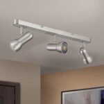 Plafoniera spot WILHELM, E27 3x40W otel finisaj crom satinat, 55x23x8cm IP20 ORION - imagine 3