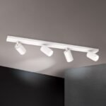 Plafoniera spot SEAN, GU10 4x40W aluminiu finisaj alb, 80x12x6cm IP20 ORION