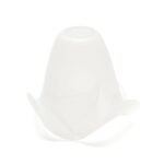 Abajur din sticlă groasa opal mat, diametrul 130 mm, Inaltime 105mm, Orificiu 32mm ORION