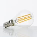 Bec LED transparent dimabil, E14, 5W, 2700K, 540Lm  lumină albă caldă ORION - imagine 2