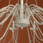 Candelabru VELA, E14 16x40W otel finisaj antic fildes-auriu, 125-375cm IP20 ORION - imagine 2