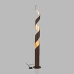 Lampa de podea ELIANO, 195cm 1xE27/60W, cadru otel finisaj auriu antic IP20 ORION - imagine 2