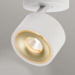 Plafoniera spot SPECTER, LED 1x11W/700lm/DTW 1700-3000K aluminiu finisaj alb-auriu, 8.2x8.4cm IP20 ORION - imagine 4