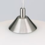 Suspensie SUSAN, cu abajur din sticlă opal mat, E27 1x40W otel finisaj crom satinat, 110cm IP20 ORION - imagine 4