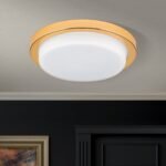 Plafoniera LED LEROX, otel finisaj auriu, Ø 20cm LED21W/1300lm/3000K IP20 ORION - imagine 3