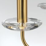 Candelabru Ariane, Auriu, E14 6x40W, 67.5cm, Orion - imagine 5