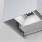 Aplica LED de exterior CUBE-S, LED13W/700lm/3000K aluminiu finisaj aluminiu mat, inaltime 10cm IP54 ORION - imagine 5