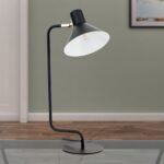 Veioza vintage VIKTORIA, E14 1x40W otel finisaj negru, 51cm IP20 ORION - imagine 4
