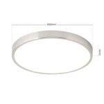 Plafoniera LED BULLY, Ø 28 cm, satinată LED28W/2300lm/3000K aluminiu IP 20 ORION - imagine 5
