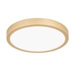 Plafoniera LED LERO, finisaj auriu, rotundă, 23cm LED22W/2100lm/3000K aluminiu IP 20 ORION - imagine 2