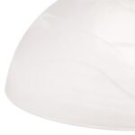 Pendul RULA, cu abajur din sticla opal mat, E27 1x60W otel finisaj antic, 31x101cm IP20 ORION - imagine 4