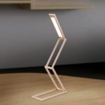 Lampă de masă cu baterie FALTO, 60cm LED 3W/105lm/3000K aluminiu finisaj auriu IP20 ORION