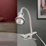 Lampa de masa spot SEBA cu clema de prindere, GU10 1x35W aluminiu finisaj crom satinat, 33cm IP20 ORION - imagine 3