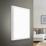 Plafoniera LED LERO, titan, patrat, 30cm LED27W/2700lm/4000K aluminiu IP 20 ORION - imagine 2