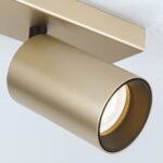 Plafoniera spot SEAN, GU10 4x40W aluminiu finisaj auriu mat, 80x12x6cm IP20 ORION - imagine 5