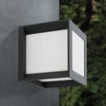 Aplica de exterior HENRY, E27 1x35W aluminiu finisaj antracit, diametrul 16cm IP44 ORION - imagine 4