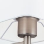 Lampadar CARTLON, cu montare rotativă cu abajur textil, E27 1x40W otel finisaj crom satinat, 127cm IP20 ORION - imagine 5