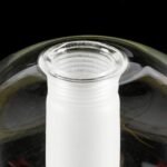 Abajur Rotund transparent cu sticlă interioară mată, Diametrul 120mm, Finisaj mat-transparent, Orificiu 22mm pentru priza G9 ORION - imagine 3