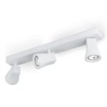 Plafoniera spot SINEO, GU10 3x35W aluminiu finisaj alb, 54x6cm IP20 ORION - imagine 2
