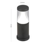 Lampadar LED de exterior EJFEL, LED8W/600lm/3000K aluminiu finisaj antracit, inaltime 30cm IP65 ORION - imagine 6