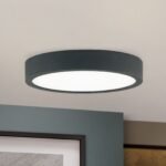 Plafoniera LED BULLY, Ø 14 cm, negru LED12W/820lm/3000K aluminiu IP 20 ORION - imagine 3