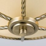 Suspensie Vintage MAURO , E27 3x60W, otel Finisaj Alamă Antică 36x42cm IP20 ORION - imagine 3