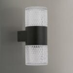 Aplica LED de exterior ANTREX, LED14W/1300lm/3000K aluminiu finisaj negru, diametrul 8.2cm IP65 ORION - imagine 4