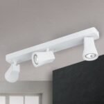Plafoniera spot SINEO, GU10 3x35W aluminiu finisaj alb, 54x6cm IP20 ORION
