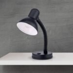 Veioza flexibila NEMO, E27 1x40W otel finisaj negru, 33cm IP20 ORION - imagine 4