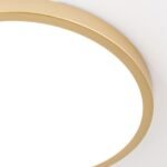 Plafoniera LED LERO, finisaj auriu, rotundă, 30cm LED25W/2400lm/3000K aluminiu IP 20 ORION - imagine 6