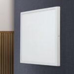 Plafoniera LED LERO, alb, patrat, 40cm LED30W/2850lm/3000K aluminiu IP 20 ORION - imagine 4