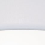Plafoniera UFO cu abajur de in, E27 4x40W, otel finisaj alb, 50cm IP20 ORION - imagine 5
