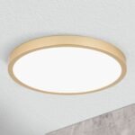 Plafoniera LED LERO, finisaj auriu, rotundă, 30cm LED25W/2400lm/3000K aluminiu IP 20 ORION