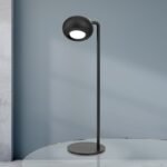 Lampă de masă cu baterie KERBY, 40cm LED 2W/150lm/CCT Comutator/buton tactil  5700K-4000K-3000K-oprit otel finisaj negru IP20 ORION