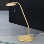 Lampă de masa LED COBRA, 40cm, LED 6W/600lm/2200-6000K otel finisaj alama mata IP20 ORION - imagine 3