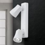 Plafoniera spot SINEO, GU10 2x35W aluminiu finisaj alb, 32x6cm IP20 ORION