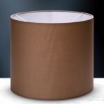Abajur din material textil SHADE 309, Ø 250mm, finisaj maro, inaltime 220mm ORION
