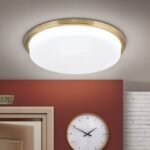 Plafoniera LED LEROX, otel finisaj alama antica, Ø 40cm LED36W/2600lm/3000K IP20 ORION - imagine 2
