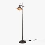 Lampadar MATHILDA, E27 1x60W aluminiu finisacupru- alama antica, 154cm IP20 ORION - imagine 2