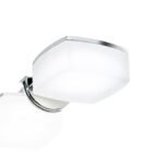 Aplica patrata fixare oglinda MIRROR, 7cm, LED 5W/440lm/3000K aluminiu finisaj crom IP44 ORION - imagine 2