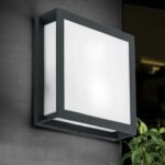 Plafoniera de exterior HENRY, E27 2x35W aluminiu finisaj antracit, diametrul 26cm IP44 ORION - imagine 4