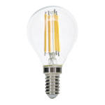 Bec LED transparent dimabil, E14, 5W, 2700K, 540Lm  lumină albă caldă ORION