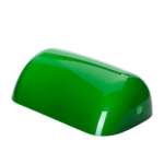 Abajur sticlă de schimb BANKERSLAMP 4-587, finisaj verde lucios, lungime 225mm, lăţime 135mm, inălţime 70mm ORION