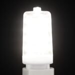 Bec LED  transparent, G9, 3.3W, 3000K, 350Lm  lumină albă caldă Lungime 49mm, diametru 17mm ORION - imagine 5
