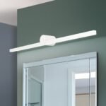 Aplica LED pentru oglindă baie BEAUTY, 101 cm, LED24W/1820lm/3000K aluminiu finisaj alb IP54 ORION